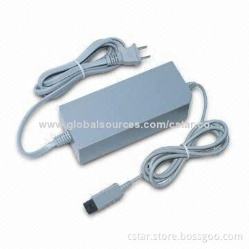 AC Adapter for Wii Console, 100 to 24V AC Input Voltage and 12V DC, 3.7A Output Voltage